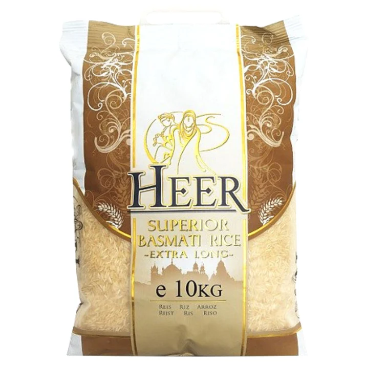 HEER LONG GRAIN BASMATI RICE 10KG